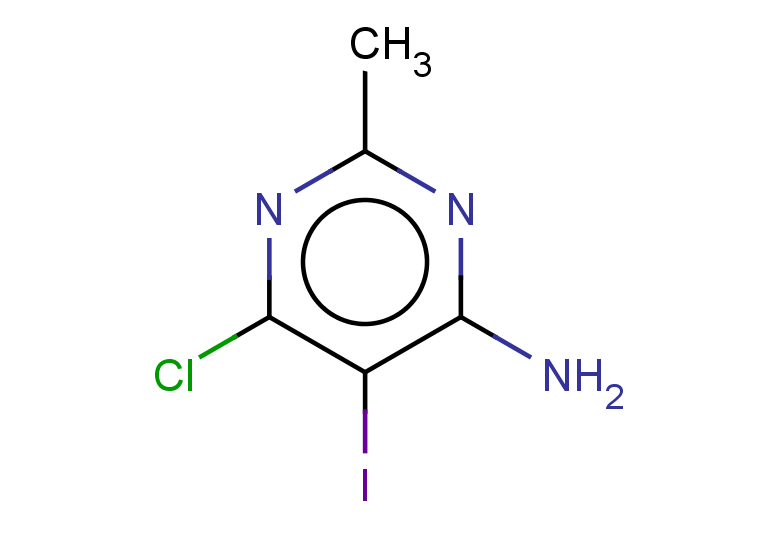 6-chloro-5-iodo-2-methylpyrimidin-4-amine