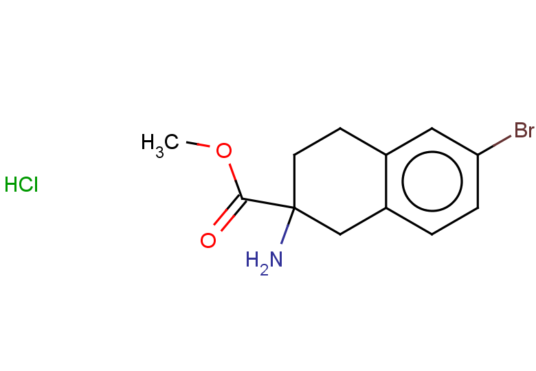 methyl 2-amino-6-bromo-1,2,3,4-tetrahydronaphthalene-2-carboxylate hydrochloride