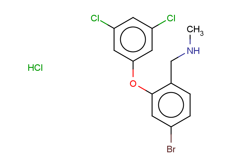 {[4-bromo-2-(3,5-dichlorophenoxy)phenyl]methyl}(methyl)amine hydrochloride