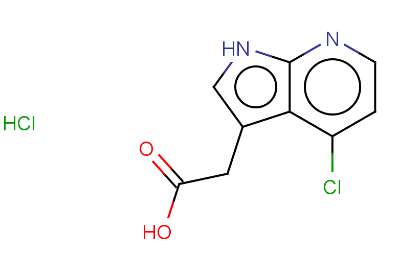 2-{4-chloro-1H-pyrrolo[2,3-b]pyridin-3-yl}acetic acid hydrochloride