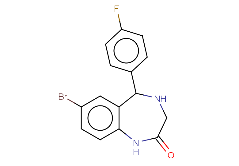 7-bromo-5-(4-fluorophenyl)-2,3,4,5-tetrahydro-1H-1,4-benzodiazepin-2-one