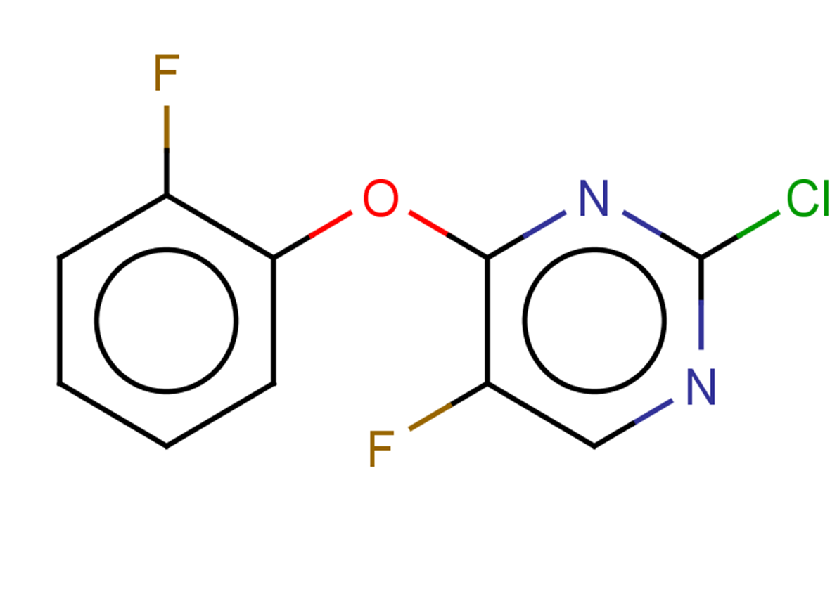 2-chloro-5-fluoro-4-(2-fluorophenoxy)pyrimidine