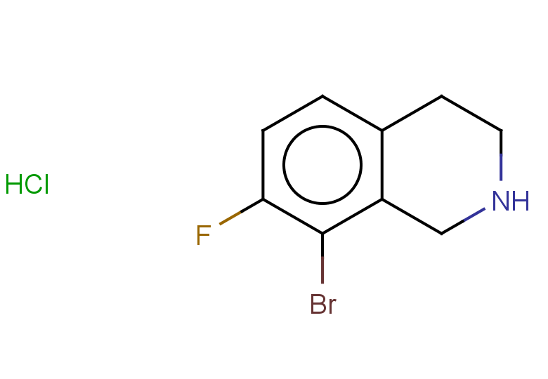 8-bromo-7-fluoro-1,2,3,4-tetrahydroisoquinoline hydrochloride