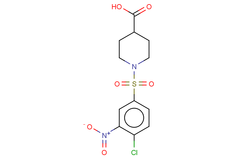 1-(4-chloro-3-nitrobenzenesulfonyl)piperidine-4-carboxylic acid