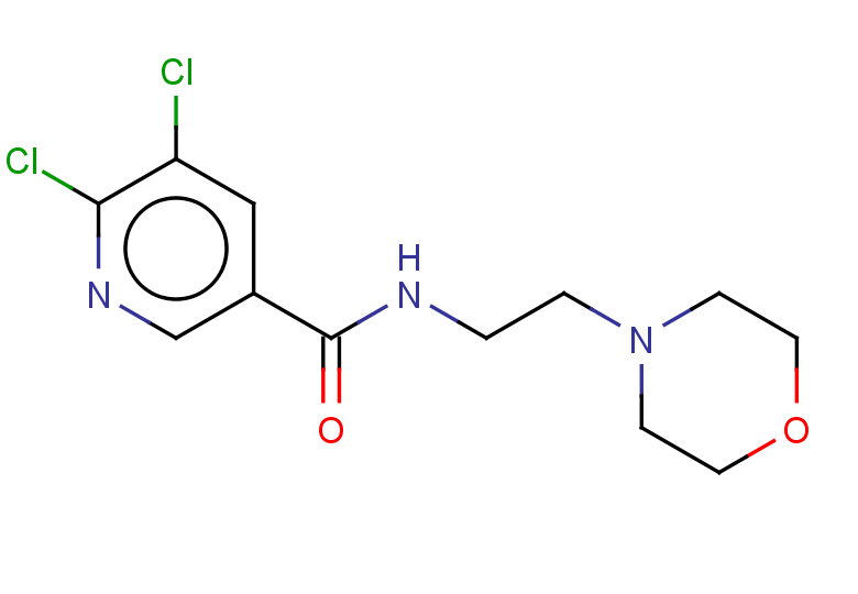 5,6-dichloro-N-[2-(morpholin-4-yl)ethyl]pyridine-3-carboxamide