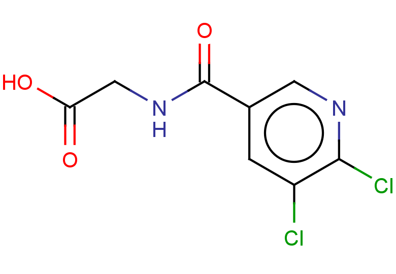 2-[(5,6-dichloropyridin-3-yl)formamido]acetic acid