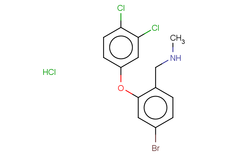 {[4-bromo-2-(3,4-dichlorophenoxy)phenyl]methyl}(methyl)amine hydrochloride
