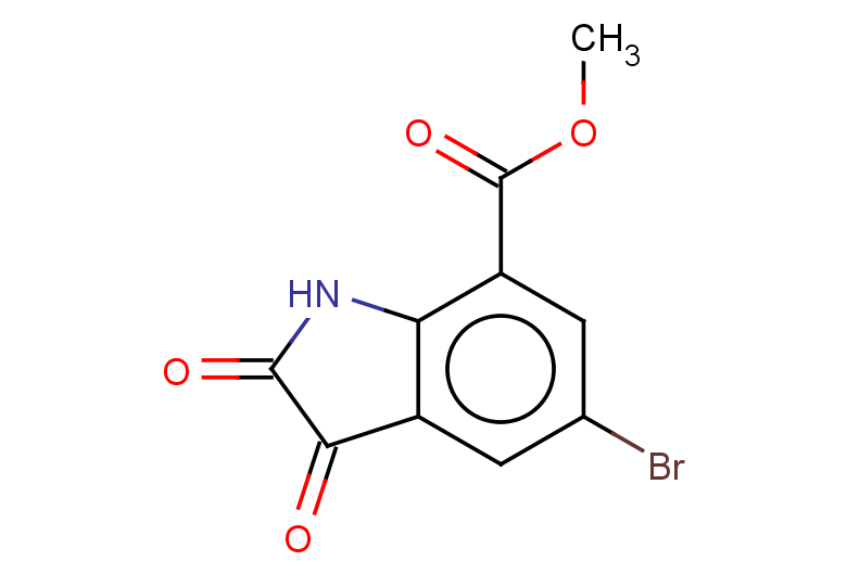 methyl 5-bromo-2,3-dioxo-2,3-dihydro-1H-indole-7-carboxylate