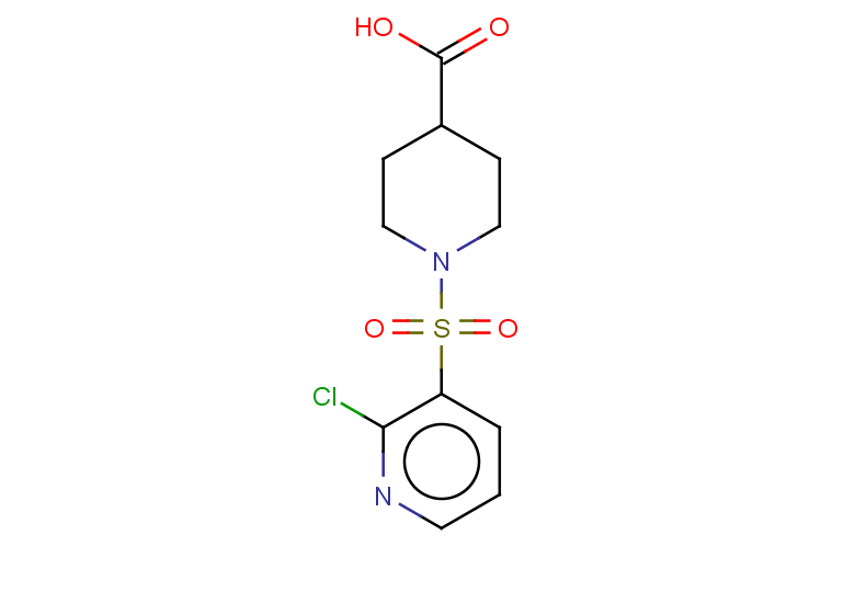 1-[(2-chloropyridin-3-yl)sulfonyl]piperidine-4-carboxylic acid