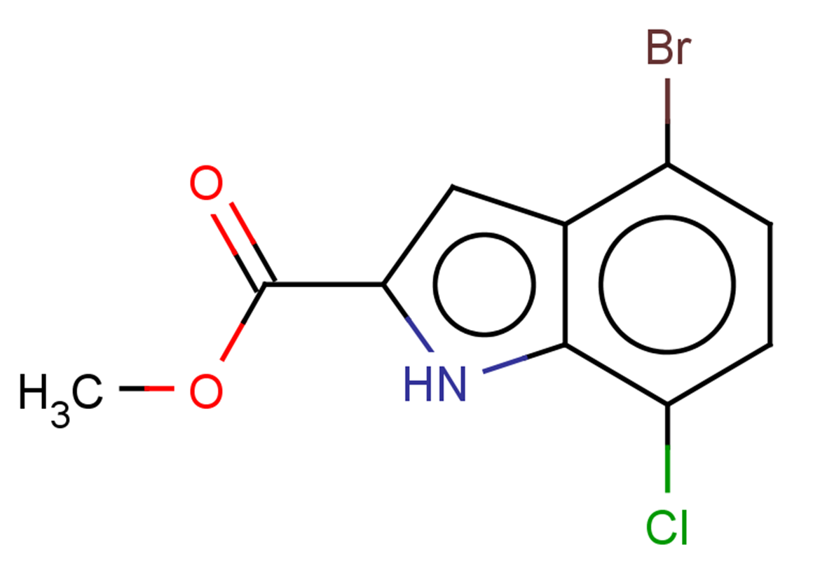 methyl 4-bromo-7-chloro-1H-indole-2-carboxylate