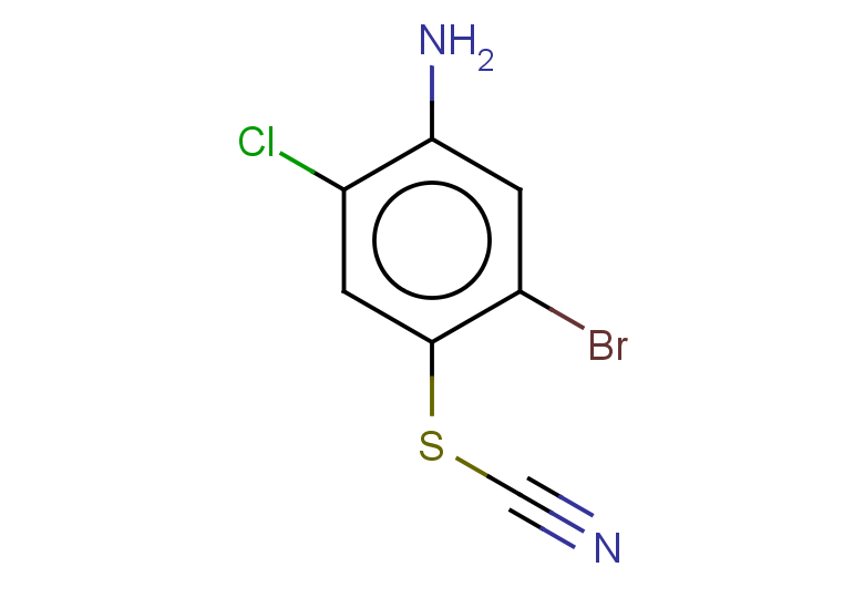 [(4-amino-2-bromo-5-chlorophenyl)sulfanyl]formonitrile