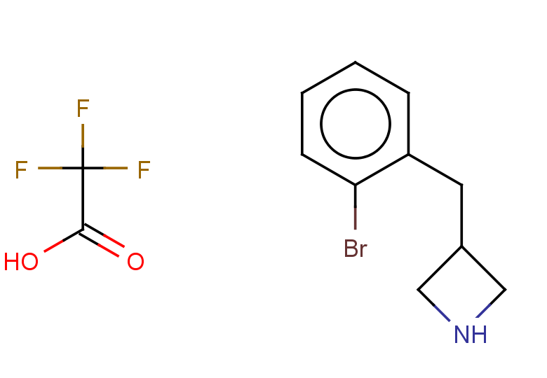 3-[(2-bromophenyl)methyl]azetidine, trifluoroacetic acid