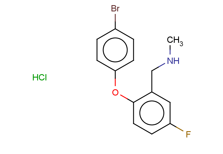 {[2-(4-bromophenoxy)-5-fluorophenyl]methyl}(methyl)amine hydrochloride