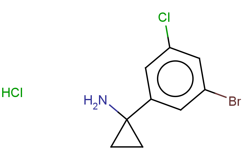 1-(3-bromo-5-chlorophenyl)cyclopropan-1-amine hydrochloride