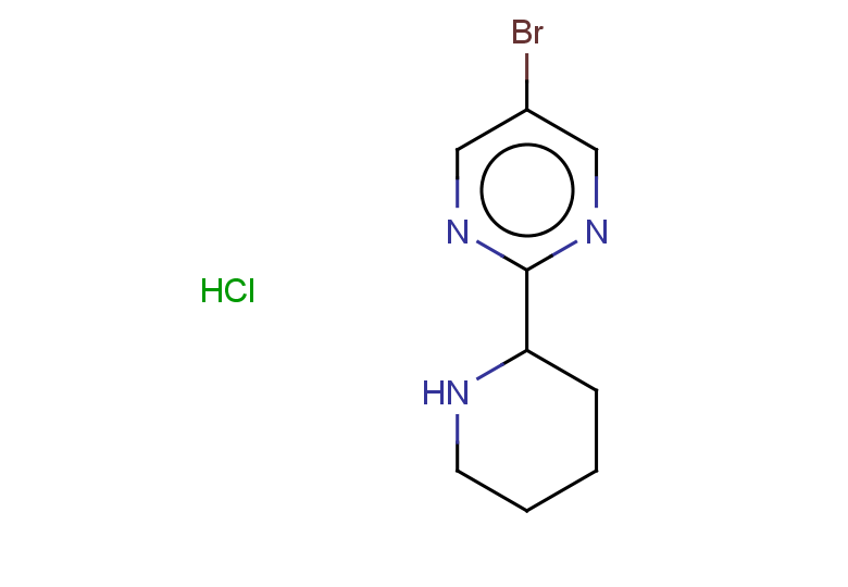 5-bromo-2-(piperidin-2-yl)pyrimidine hydrochloride