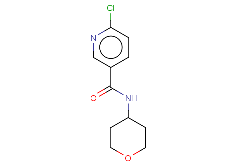 6-chloro-N-(oxan-4-yl)pyridine-3-carboxamide