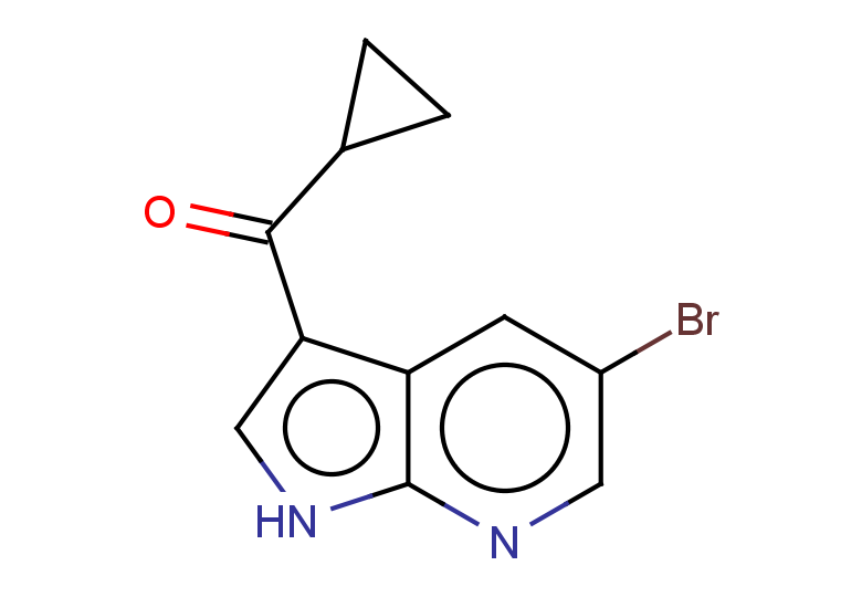 5-bromo-3-cyclopropanecarbonyl-1H-pyrrolo[2,3-b]pyridine