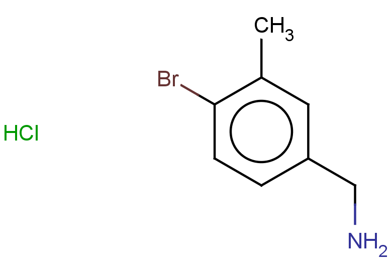 (4-bromo-3-methylphenyl)methanamine hydrochloride