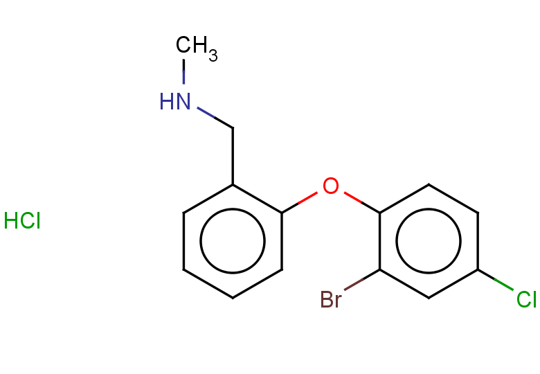 {[2-(2-bromo-4-chlorophenoxy)phenyl]methyl}(methyl)amine hydrochloride