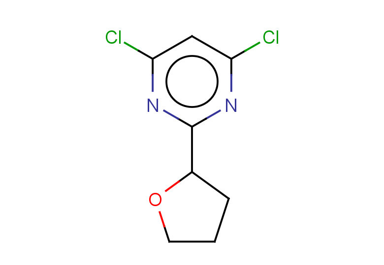 4,6-dichloro-2-(tetrahydrofuran-2-yl)pyrimidine