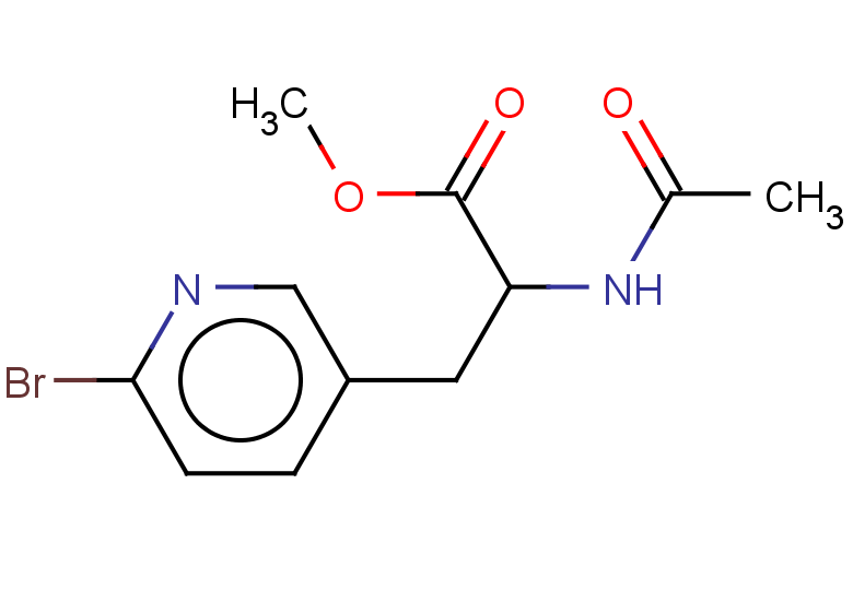 methyl 3-(6-bromopyridin-3-yl)-2-acetamidopropanoate