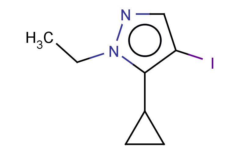 5-cyclopropyl-1-ethyl-4-iodo-1H-pyrazole