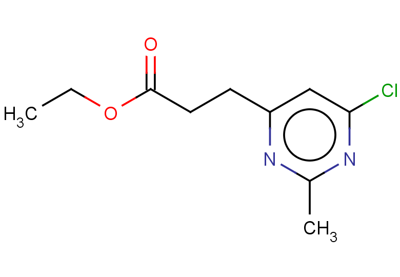 ethyl 3-(6-chloro-2-methylpyrimidin-4-yl)propanoate