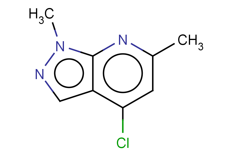 4-chloro-1,6-dimethyl-1H-pyrazolo[3,4-b]pyridine