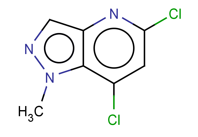 5,7-dichloro-1-methyl-1H-pyrazolo[4,3-b]pyridine