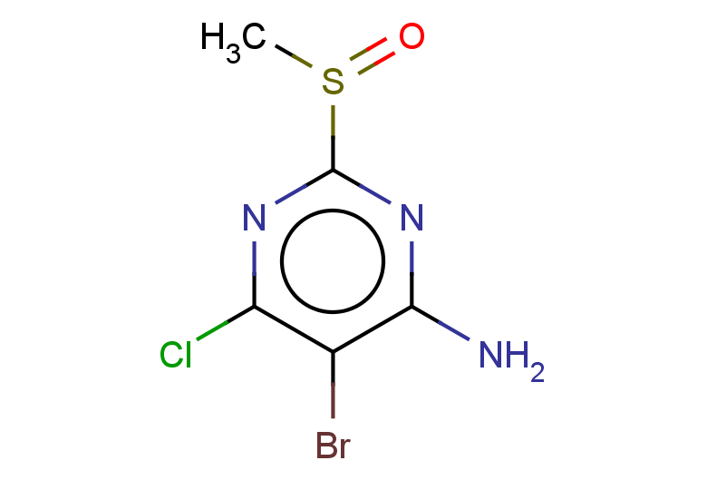 5-bromo-6-chloro-2-methanesulfinylpyrimidin-4-amine