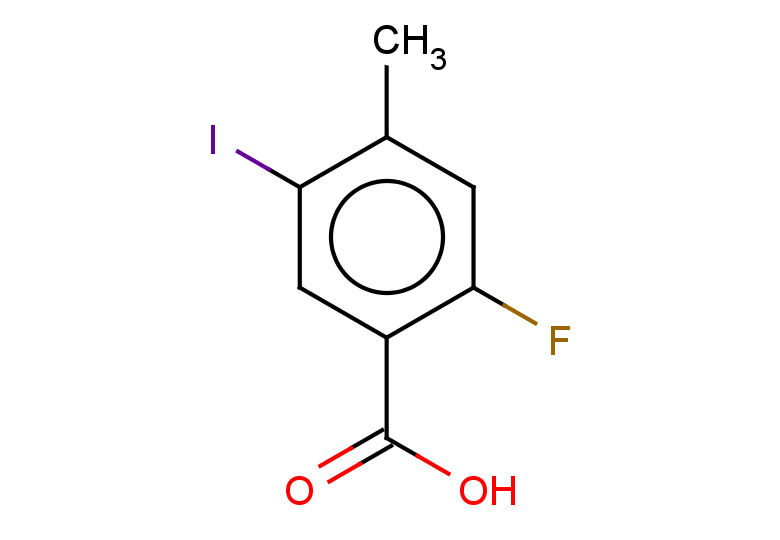 2-fluoro-5-iodo-4-methylbenzoic acid