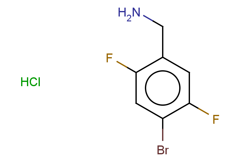 (4-bromo-2,5-difluorophenyl)methanamine hydrochloride