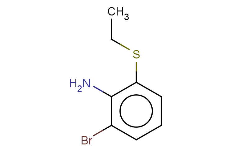 2-bromo-6-(ethylsulfanyl)aniline