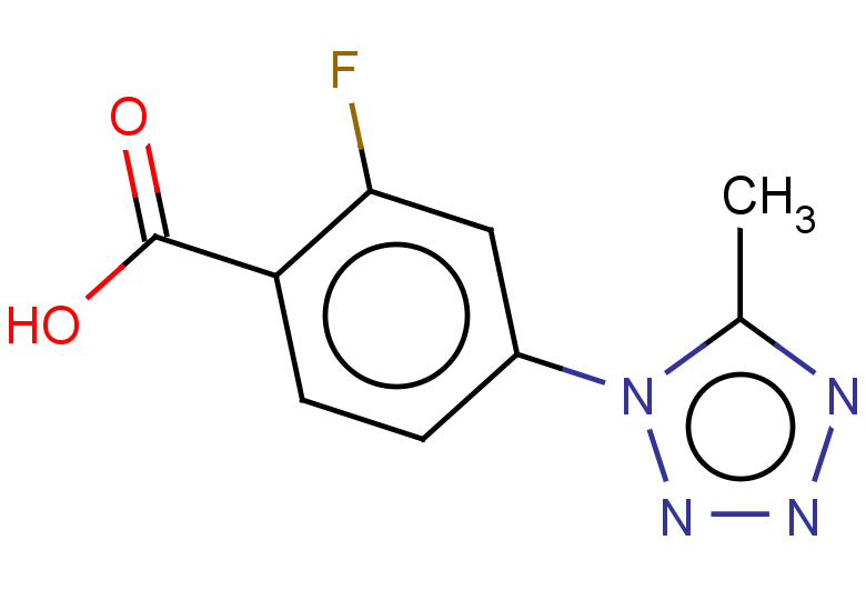 2-fluoro-4-(5-methyl-1H-1,2,3,4-tetrazol-1-yl)benzoic acid
