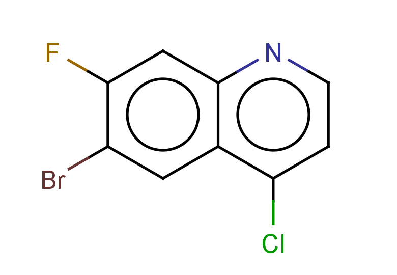 6-bromo-4-chloro-7-fluoroquinoline