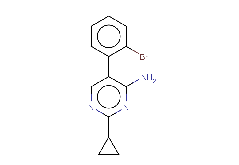 5-(2-bromophenyl)-2-cyclopropylpyrimidin-4-amine
