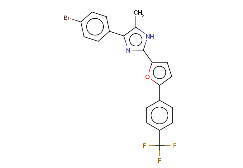 4-(4-bromophenyl)-5-methyl-2-{5-[4-(trifluoromethyl)phenyl]furan-2-yl}-1H-imidazole