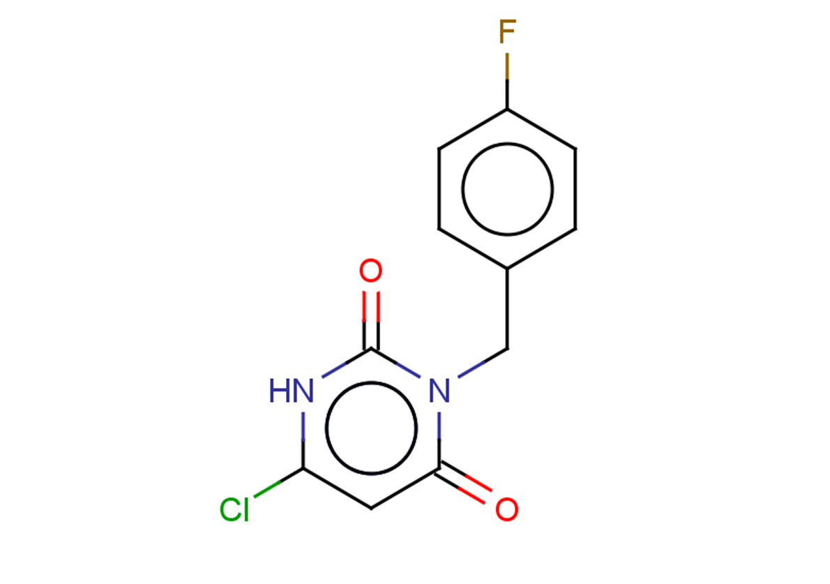 6-chloro-3-[(4-fluorophenyl)methyl]-1,2,3,4-tetrahydropyrimidine-2,4-dione