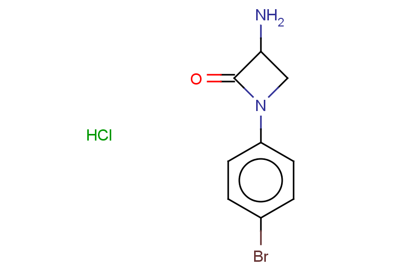 3-amino-1-(4-bromophenyl)azetidin-2-one hydrochloride