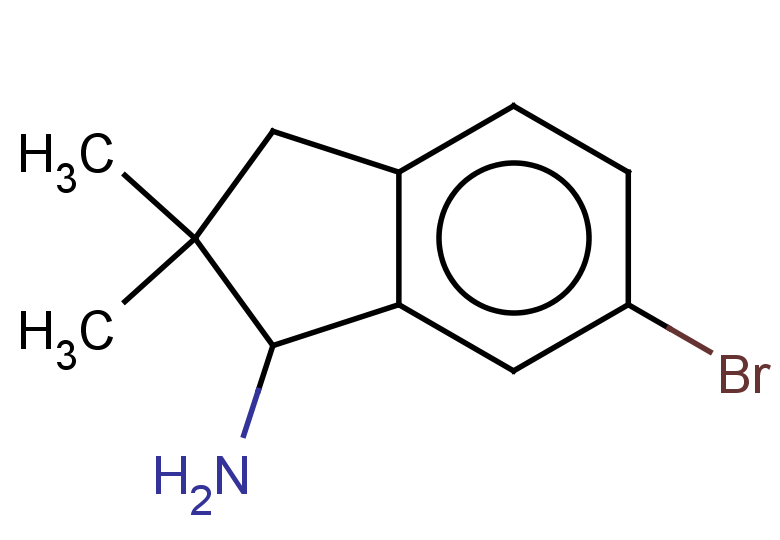 6-bromo-2,2-dimethyl-2,3-dihydro-1H-inden-1-amine