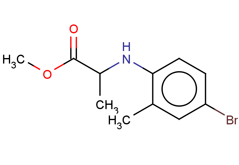 methyl 2-[(4-bromo-2-methylphenyl)amino]propanoate