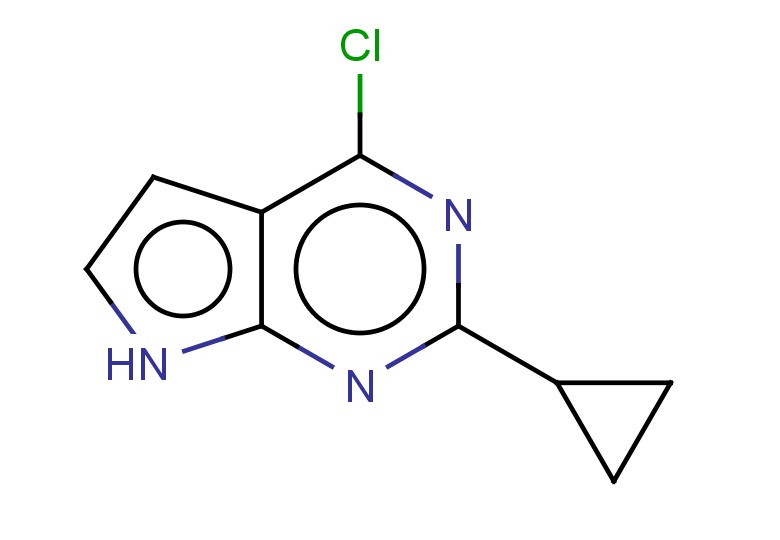 4-chloro-2-cyclopropyl-7H-pyrrolo[2,3-d]pyrimidine