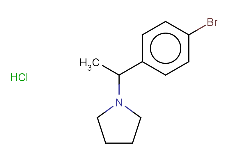 1-[1-(4-bromophenyl)ethyl]pyrrolidine hydrochloride