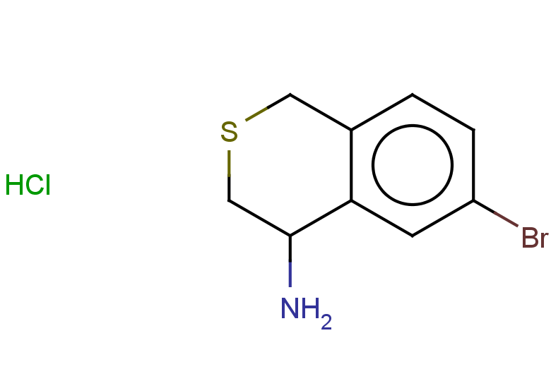 6-bromo-3,4-dihydro-1H-2-benzothiopyran-4-amine hydrochloride