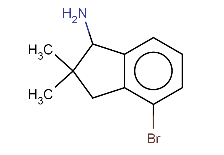 4-bromo-2,2-dimethyl-2,3-dihydro-1H-inden-1-amine