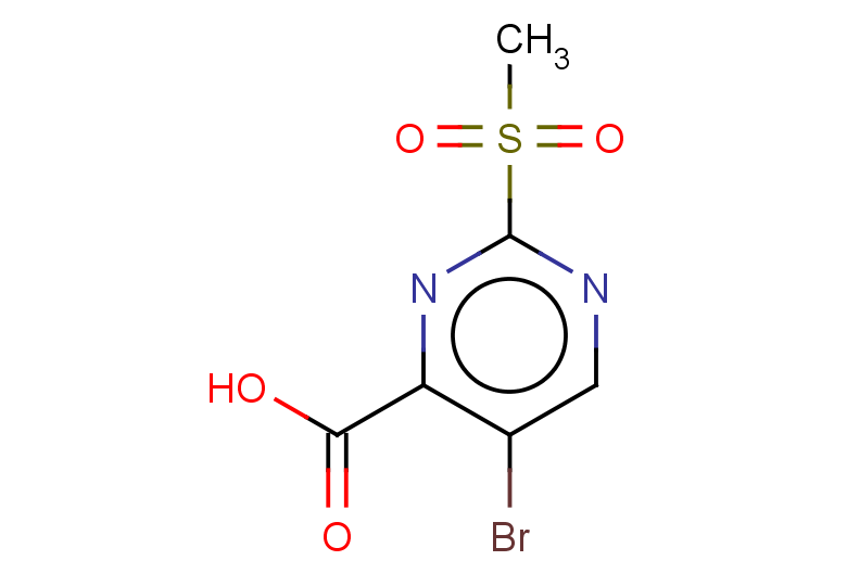5-bromo-2-methanesulfonylpyrimidine-4-carboxylic acid