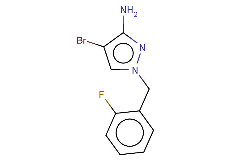 4-bromo-1-[(2-fluorophenyl)methyl]-1H-pyrazol-3-amine