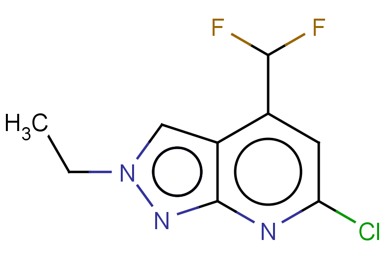 6-CHLORO-4-(DIFLUOROMETHYL)-2-ETHYL-2H-PYRAZOLO[3,4-B]PYRIDINE