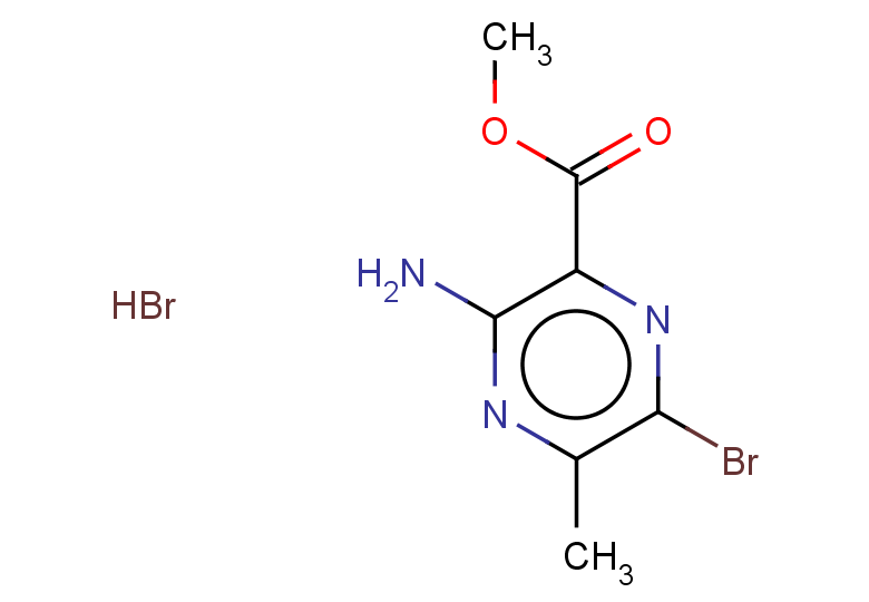 methyl 3-amino-6-bromo-5-methylpyrazine-2-carboxylate hydrobromide