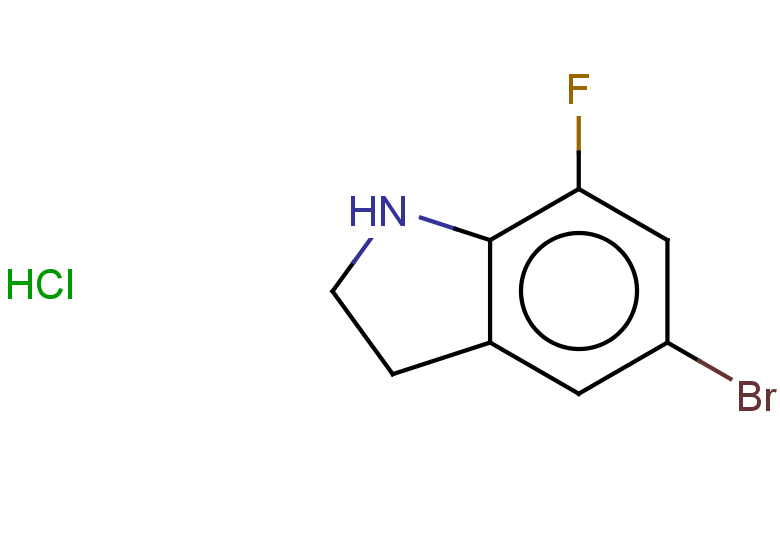 5-bromo-7-fluoro-2,3-dihydro-1H-indole hydrochloride